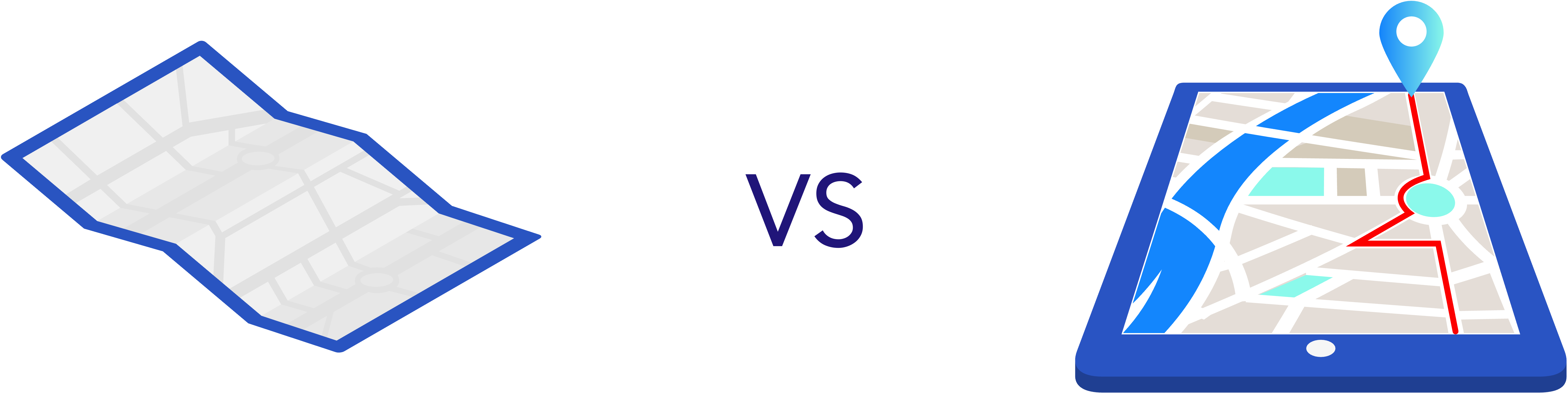 Map vs GPS